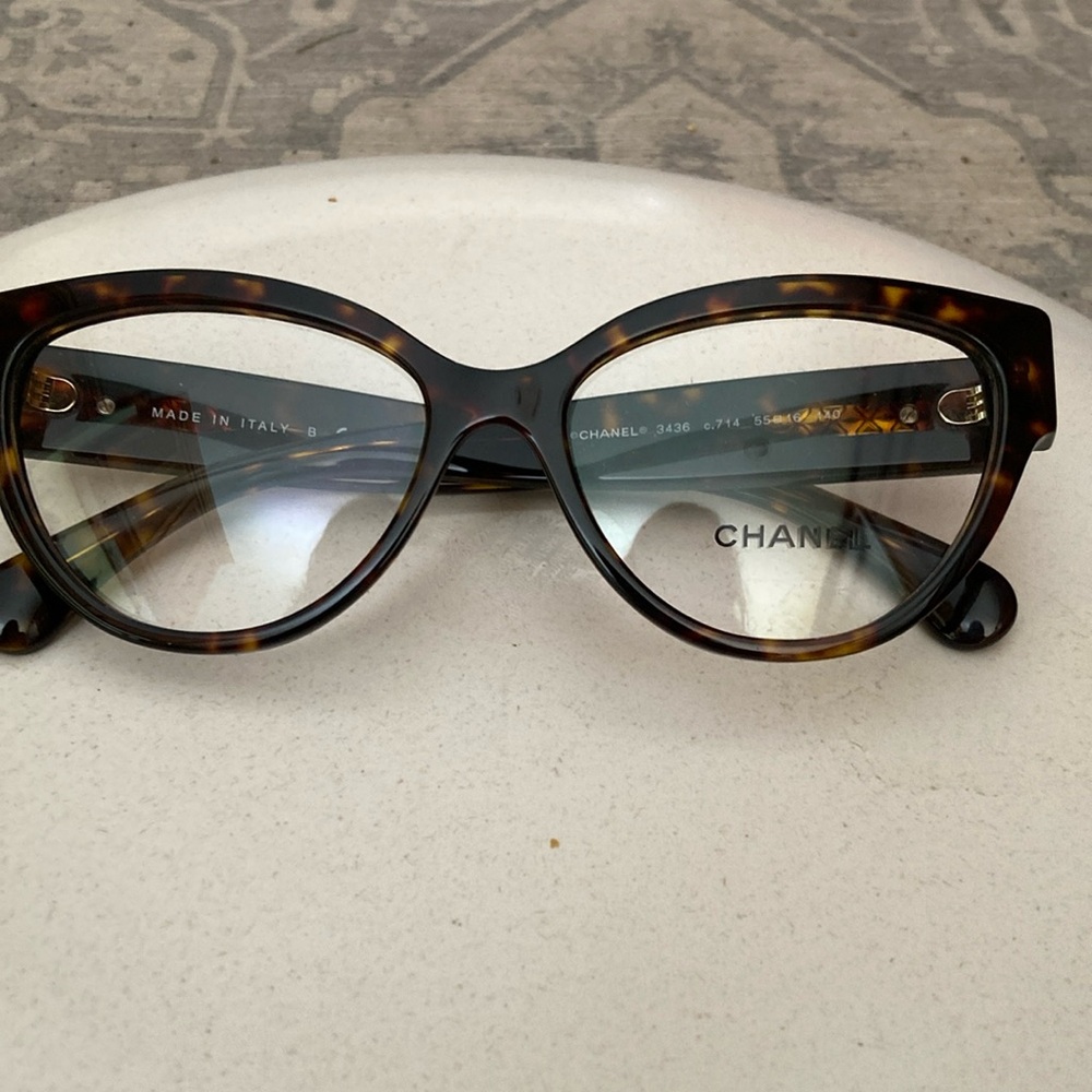 Chanel eye glass frame. Never worn.